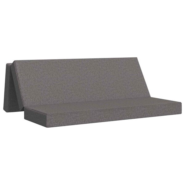 vidaXL Canapé-lit pliable 200 x 67 x 45 cm Gris clair
