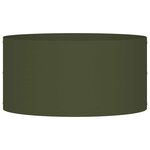 vidaXL Pots de jardin 5 Pièces Vert olive 40 x 40 x 20 cm Acier