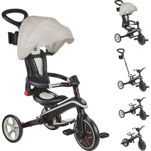 Globber 732-466-2 - EXPLORER TRIKE FOLDABLE 4 en 1 - Taupe