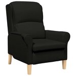 vidaXL fauteuil Noir 76 x 94 x 102 cm tissu