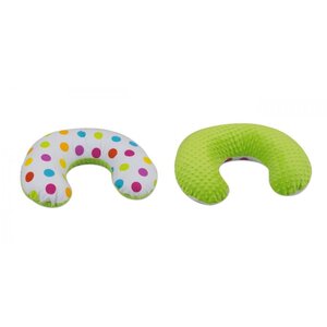 Coussin C d allaitement boules couleurs de printemps vert