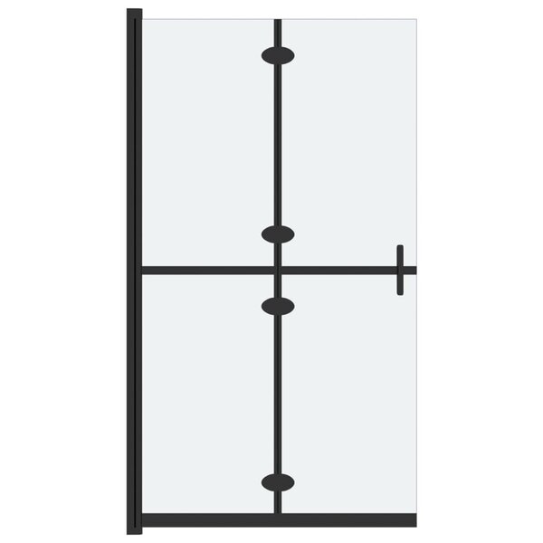 vidaXL Paroi de douche pliable Verre ESG dépoli 120x190 cm
