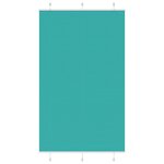 vidaXL Store plissé vert pétrole 115x200cm largeur du tissu 114 4cm