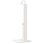 vidaXL Douche d'extérieur 206 cm Blanc