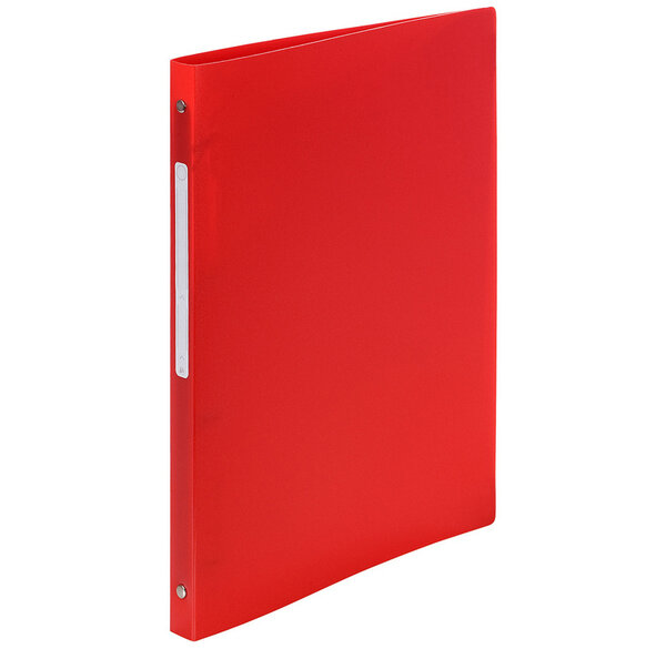 Classeur 2 anneaux 15 mm polypropylène Opaque A4  rouge EXACOMPTA