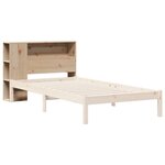 vidaXL Tête de lit avec rangement 100 cm bois massif de pin