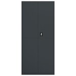 vidaXL Classeur anthracite 90x40x240 cm acier