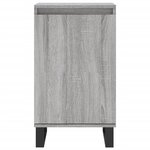 vidaXL Buffet sonoma gris 40x35x70 cm bois d'ingénierie
