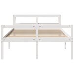 vidaXL Lit pour personne âgée avec tête de lit sans matelas 120x200 cm