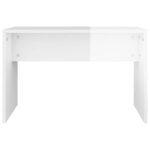 vidaXL Ensemble de coiffeuse Blanc brillant 86 5x35x136 cm