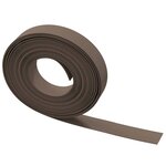 vidaXL Bordures de jardin 4 Pièces marron 10 m 10 cm polyéthylène