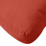 vidaXL Coussins de palette lot de 3 rouge mélangé tissu