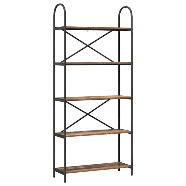 vidaXL Étagère Bois ancien 80 x 30 x 183 cm Bois d'ingénierie