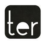 TER Béton Noir - numéro adhésif pour boîtes aux lettres- Vinyle épais texturé hauteur 50 mm.