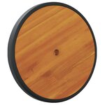 vidaXL Roues Espace avec roue 2 pc Marron 20.5 x 20.5 x 2 cm