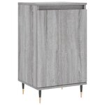 vidaXL Buffets 2 Pièces sonoma gris 40x35x70 cm bois d'ingénierie