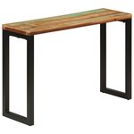 vidaXL Table console 110x35x75 cm bois massif de récupération
