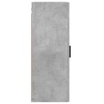 vidaXL Armoire murale gris béton 34 5x34x90 cm