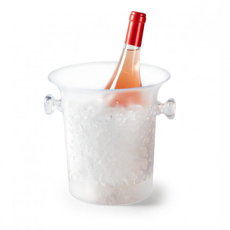 Seau à champagne en plastique transparent ø 21 cm - pujadas -  - acrylique