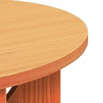 vidaXL Table basse Marron cire 50 x 50 x 35 cm Bois massif en pin