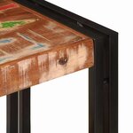 vidaXL Table console Multicolore 160 x 33 x 75 cm Bois Recyclé Solide