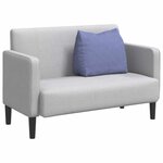 vidaXL Coussin de Dos Bleu denim 60 x 20 x 50 cm tissu