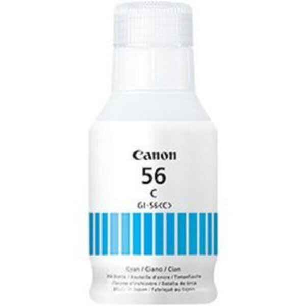 Canon gi-56c - bouteille d'encre cyan canon 4430c001