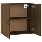 vidaXL Armoire murale Chêne marron 60x31x60 cm Bois d'ingénierie