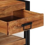 vidaXL Table basse 90x50x38 cm bois massif acacia