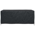 vidaXL Housse pour meubles Uni Noir 240 x 110 x 70 cm 420D
