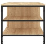 vidaXL Table basse Chêne sonoma 100x50x45 cm Bois d'ingénierie