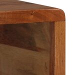 vidaXL Table basse Bois massif avec tiroir sculpté 100x50x40 cm