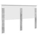 vidaXL Tête de lit Gris béton 160 cm Bois d'ingénierie
