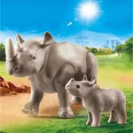 PLAYMOBIL - 70357 - Rhinocéros et son petit