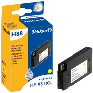 H88 cartouche jet d'encre compatible avec oem cn048ae 951/951xl jaune pelikan printing