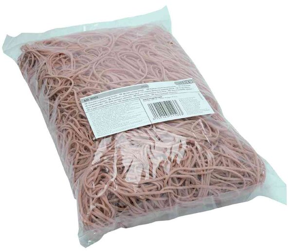 sachet de 1 kg d'élastiques  nature  200 x 10 mm MAPED
