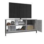vidaXL Meuble TV sonoma gris 100x40x45 cm bois d'ingénierie