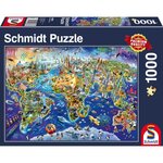 Puzzle D‚couvre notre monde, 1000 pcs