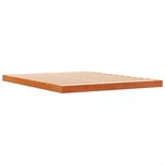 vidaXL Cadre de lit sans matelas cire marron 150x200cm bois pin massif