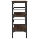 vidaXL Table console chêne marron 100x32x75 cm bois d'ingénierie
