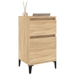 vidaXL Table de chevet chêne sonoma 40x35x70 cm