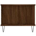 vidaXL Table basse chêne marron 90x50x40 cm bois d'ingénierie