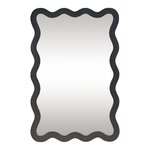 Miroir décoration moderne design mural 90 x 60 cm noir 03_0010180