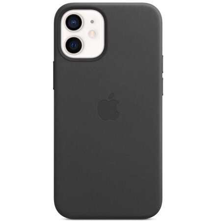 APPLE iPhone 12 mini Coque en cuir avec MagSafe - Noir