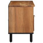 vidaXL Cabinet TV Marron 100 x 33.5 x 46 cm Bois d'acacia massif