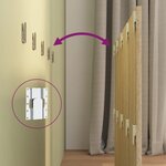 vidaXL Tête de lit avec armoires Chêne sonoma Bois d'ingénierie