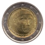 Pièce de monnaie 2 euro commémorative Italie 2013 – Boccaccio