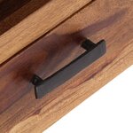 vidaXL Meuble TV 118x30x40 cm Bois massif