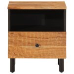 vidaXL Table de chevet 40x33x46 cm Bois d'acacia massif