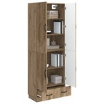 vidaXL Ensemble de Meubles 2 Pièces Chêne artisanal Bois d'ingénierie